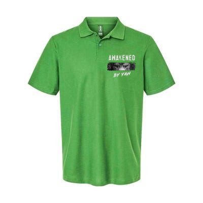 Awakened By Yah Hebrew Israelite Lion Of Judah Jewish Softstyle Adult Sport Polo