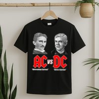 AC VS DC Thomas Edison Nikola Tesla T-Shirt