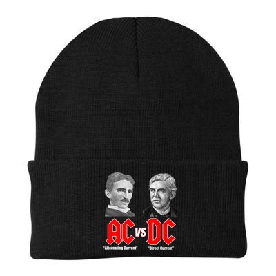 AC VS DC Thomas Edison Nikola Tesla Beanie