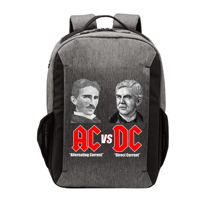 AC VS DC Thomas Edison Nikola Tesla Vector Backpack