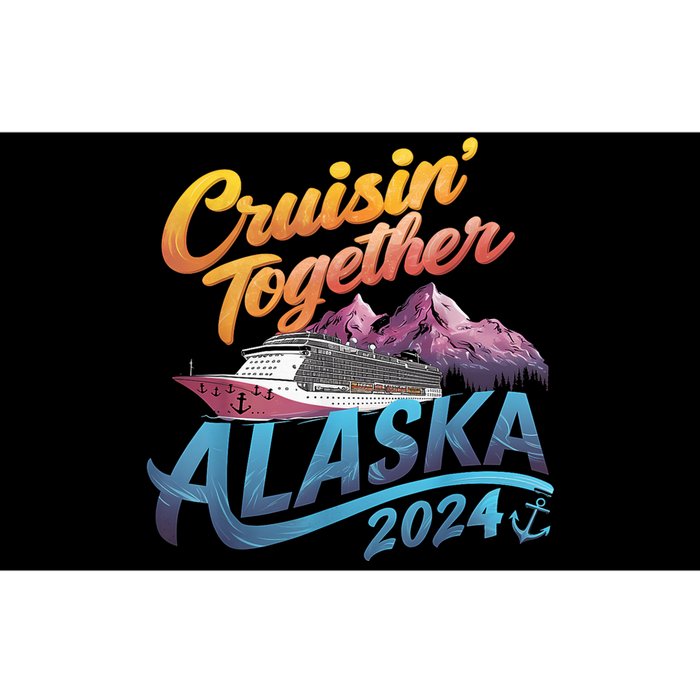 Alaska Cruise 2024 Family Cruise 2024 Cruisin Together Bumper Sticker