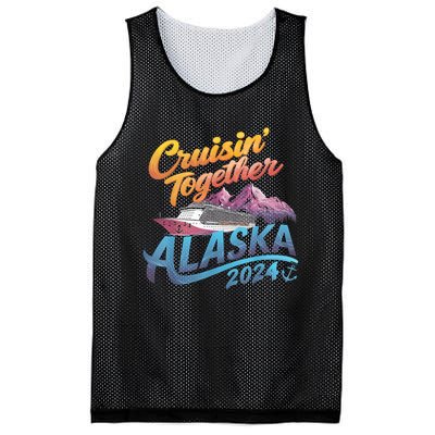 Alaska Cruise 2024 Family Cruise 2024 Cruisin Together Mesh Reversible Basketball Jersey Tank