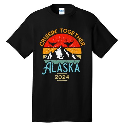 Alaska Cruise 2024 Family Friends Group Travel Matching Tall T-Shirt