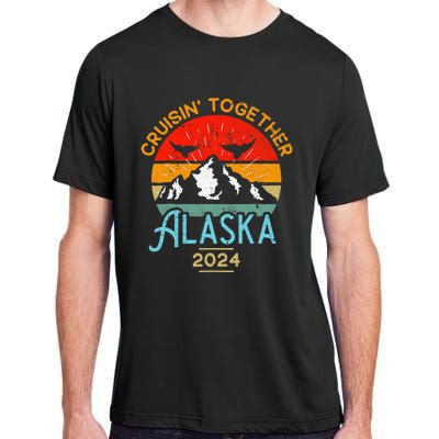 Alaska Cruise 2024 Family Friends Group Travel Matching Adult ChromaSoft Performance T-Shirt