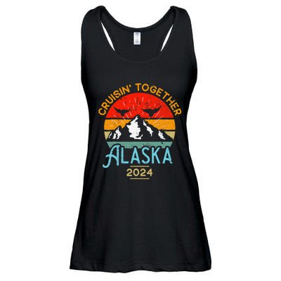 Alaska Cruise 2024 Family Friends Group Travel Matching Ladies Essential Flowy Tank