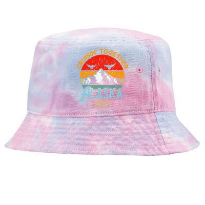 Alaska Cruise 2024 Family Friends Group Travel Matching Tie-Dyed Bucket Hat