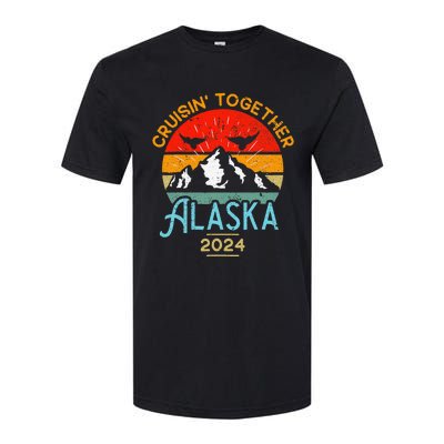 Alaska Cruise 2024 Family Friends Group Travel Matching Softstyle CVC T-Shirt