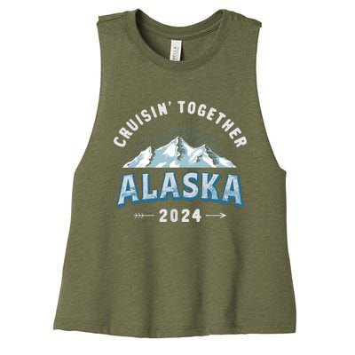 Alaska Cruises 2024 Outfits For Wo Cruisin Together Women's Racerback Cropped Tank