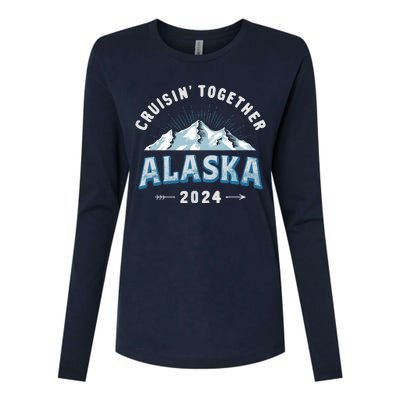 Alaska Cruises 2024 Outfits For Wo Cruisin Together Womens Cotton Relaxed Long Sleeve T-Shirt