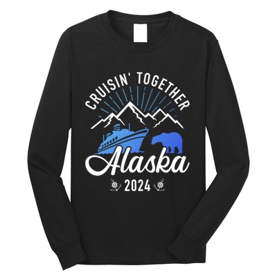 Alaska Cruise 2024 Family Friends Group Travel Matching Long Sleeve Shirt