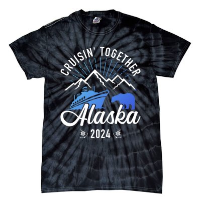 Alaska Cruise 2024 Family Friends Group Travel Matching Tie-Dye T-Shirt