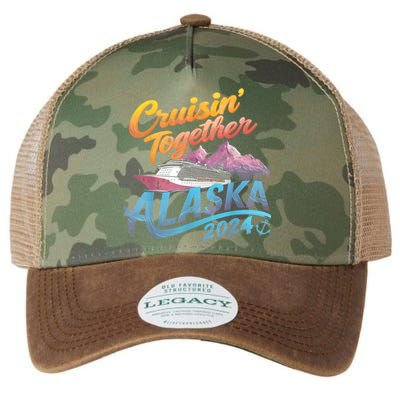 Alaska Cruise 2024 Family Cruise 2024 Cruisin Together Legacy Tie Dye Trucker Hat