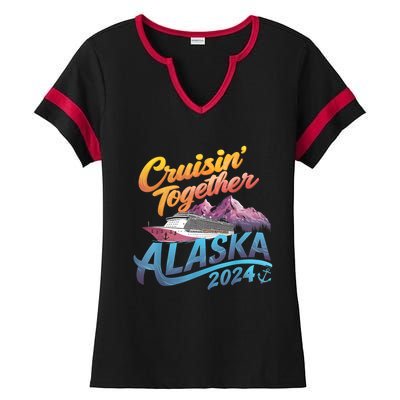 Alaska Cruise 2024 Family Cruise 2024 Cruisin Together Ladies Halftime Notch Neck Tee