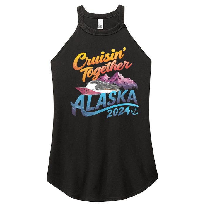 Alaska Cruise 2024 Family Cruise 2024 Cruisin Together Women’s Perfect Tri Rocker Tank