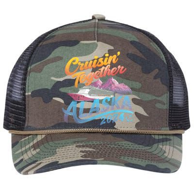 Alaska Cruise 2024 Family Cruise 2024 Cruisin Together Retro Rope Trucker Hat Cap