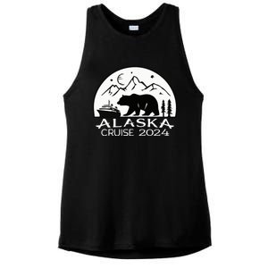 Alaska Cruise 2024 Matching Squad Summer Spring Vacation Gift Ladies PosiCharge Tri-Blend Wicking Tank