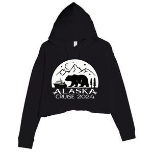 Alaska Cruise 2024 Matching Squad Summer Spring Vacation Gift Crop Fleece Hoodie