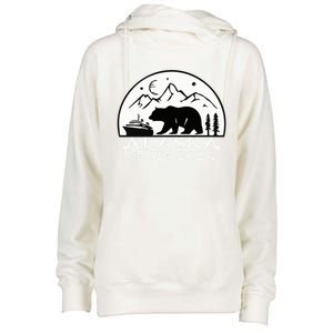 Alaska Cruise 2024 Matching Squad Summer Spring Vacation Gift Womens Funnel Neck Pullover Hood