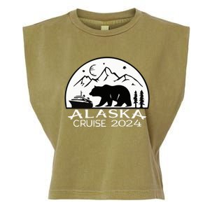 Alaska Cruise 2024 Matching Squad Summer Spring Vacation Gift Garment-Dyed Women's Muscle Tee