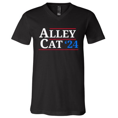 Alley Cat 2024 You Have The Morals Of An Alley Cat V-Neck T-Shirt