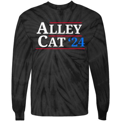 Alley Cat 2024 You Have The Morals Of An Alley Cat Tie-Dye Long Sleeve Shirt