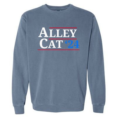 Alley Cat 2024 You Have The Morals Of An Alley Cat Garment-Dyed Sweatshirt