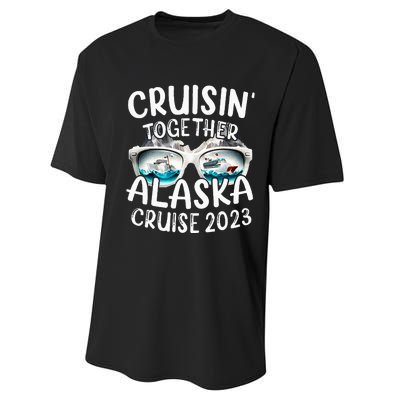 Alaska Cruise 23 Family Matching Vacation Alaska Trip Performance Sprint T-Shirt