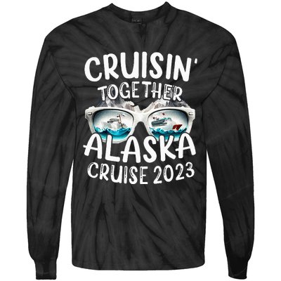 Alaska Cruise 23 Family Matching Vacation Alaska Trip Tie-Dye Long Sleeve Shirt