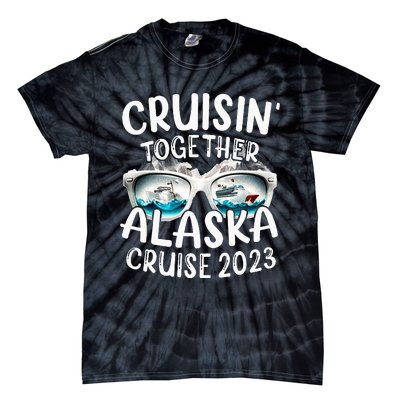 Alaska Cruise 23 Family Matching Vacation Alaska Trip Tie-Dye T-Shirt