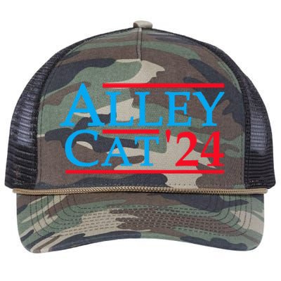 Alley Cat 2024 Election Campaign Political Retro Rope Trucker Hat Cap