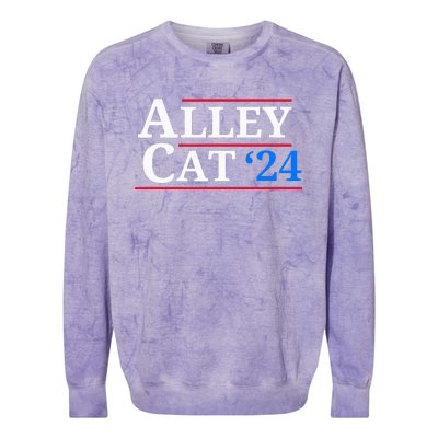 Alley Cat 2024 You Have The Morals Of An Alley Cat Colorblast Crewneck Sweatshirt