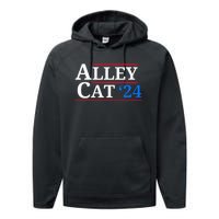 Alley Cat 2024 You Have The Morals Of An Alley Cat Performance Fleece Hoodie