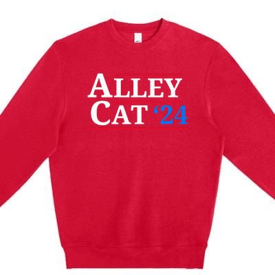 Alley Cat 2024 You Have The Morals Of An Alley Cat Premium Crewneck Sweatshirt