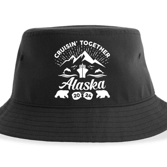 Alaska Cruise 2024 Family Summer Vacation Travel Matching Sustainable Bucket Hat