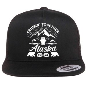 Alaska Cruise 2024 Family Summer Vacation Travel Matching Flat Bill Trucker Hat