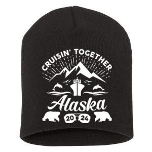 Alaska Cruise 2024 Family Summer Vacation Travel Matching Short Acrylic Beanie