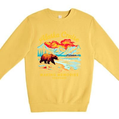 Alaska Cruise 2024 Trip Funny Premium Crewneck Sweatshirt