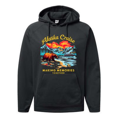 Alaska Cruise 2024 Trip Funny Performance Fleece Hoodie