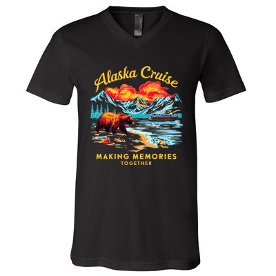 Alaska Cruise 2024 Trip Funny V-Neck T-Shirt