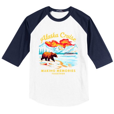 Alaska Cruise 2024 Trip Funny Baseball Sleeve Shirt