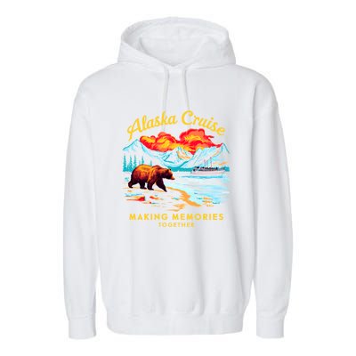 Alaska Cruise 2024 Trip Funny Garment-Dyed Fleece Hoodie