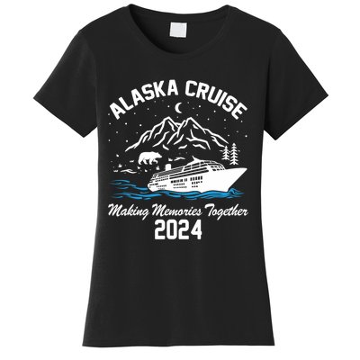 Alaska Cruise 2024 Matching Family Friends Group Alaskan Women's T-Shirt