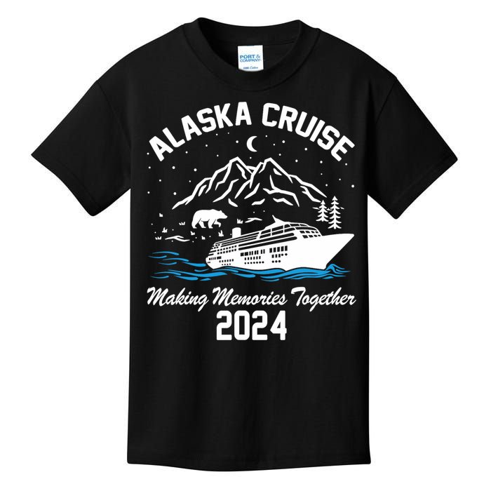 Alaska Cruise 2024 Matching Family Friends Group Alaskan Kids T-Shirt