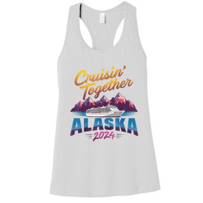 Alaska Cruise 2024 Family Cruise 2024 Cruisin Together Women's Racerback Tank