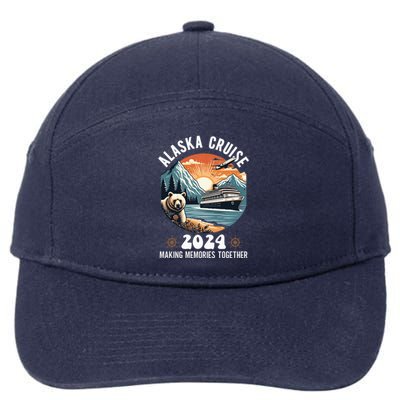 Alaska Cruise 2024 Making Memories Together Matching Family 7-Panel Snapback Hat