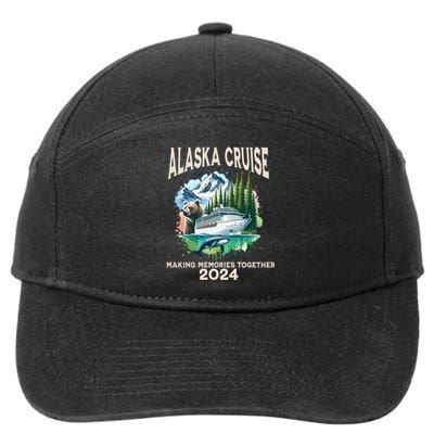 Alaska Cruise 2024 Family Friends 7-Panel Snapback Hat