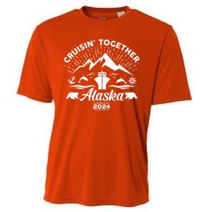 Alaska Cruise 2024 Family Friends Group Travel Matching Cooling Performance Crew T-Shirt