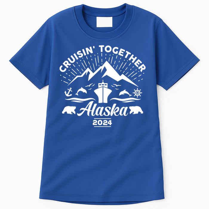 Alaska Cruise 2024 Family Friends Group Travel Matching Tall T-Shirt