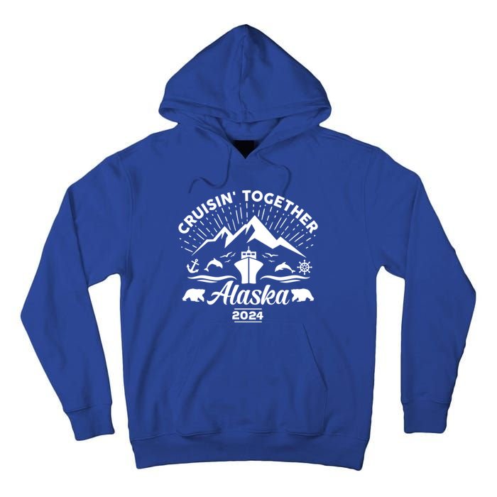 Alaska Cruise 2024 Family Friends Group Travel Matching Tall Hoodie