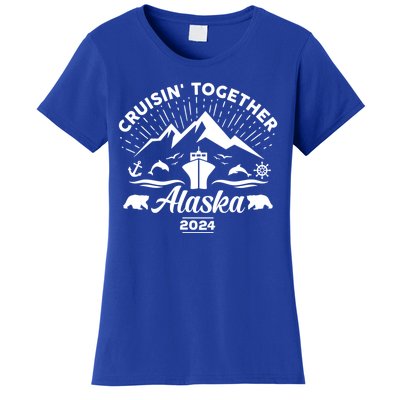 Alaska Cruise 2024 Family Friends Group Travel Matching Women's T-Shirt